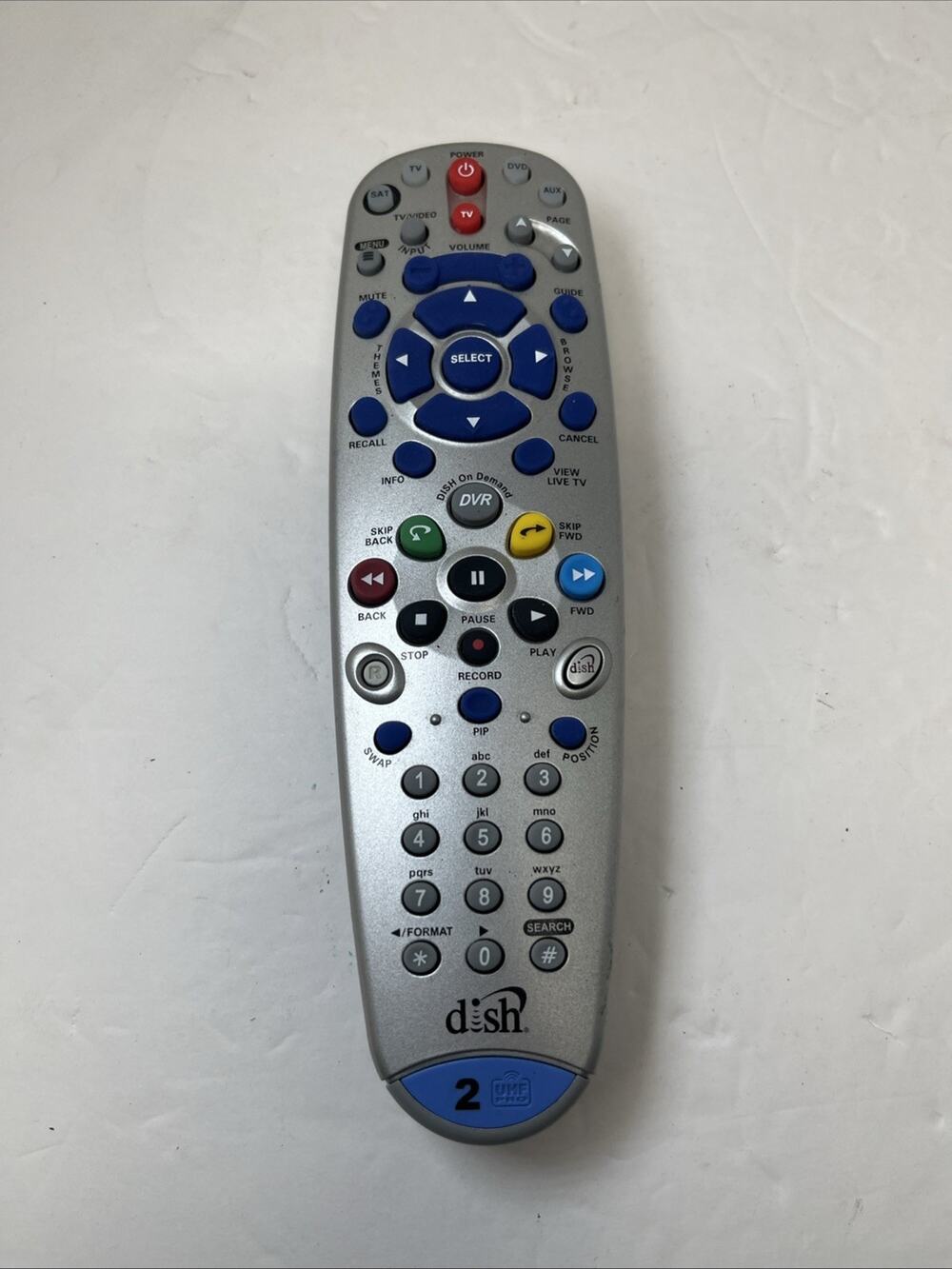 Dish Network TV2 Remote 6.3 IR/UHF PRO 143037